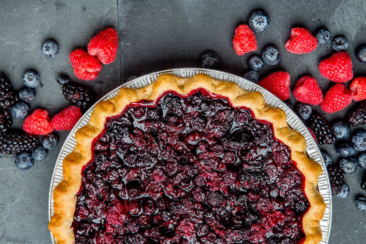 Vegan Triple Berry Pie (9 inch tin)