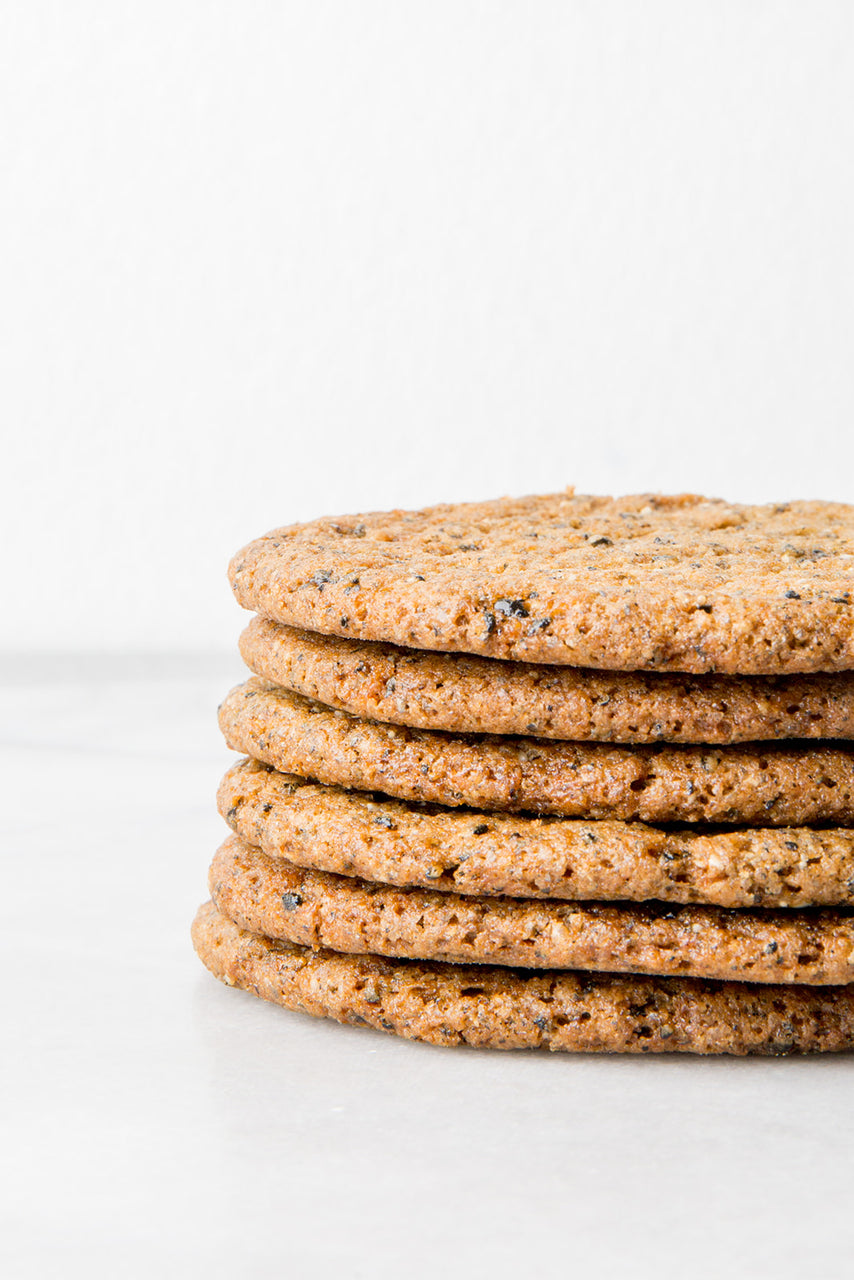 Black Sesame Sugar Cookies