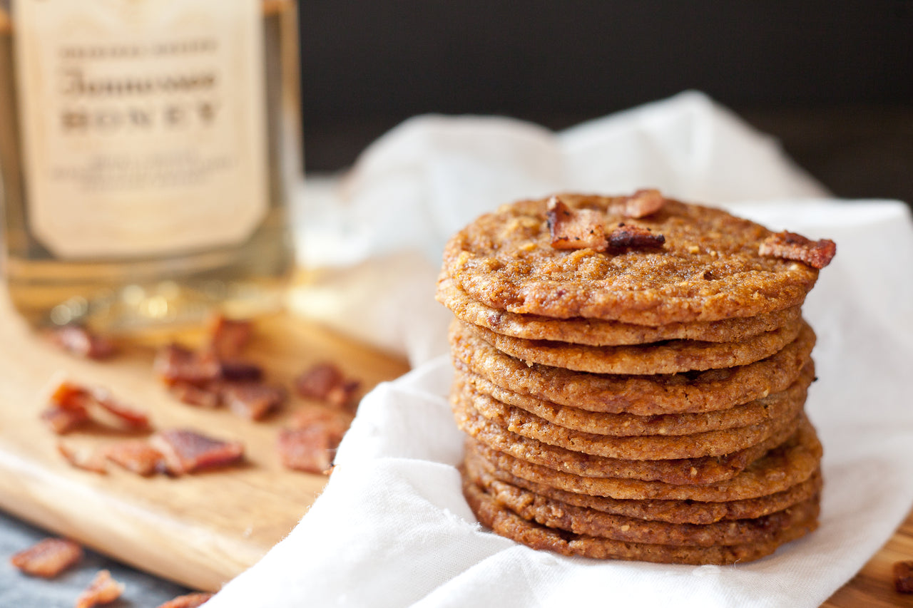 Honey Jack Bacon Brittle Sugar Cookies